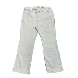 NEW J Jill Denim Jeans Women Size 18 Cream Modern Slim Boot Cut Stretch